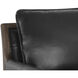 Mauti Distressed Brown / Cortina Black Leather Armchair